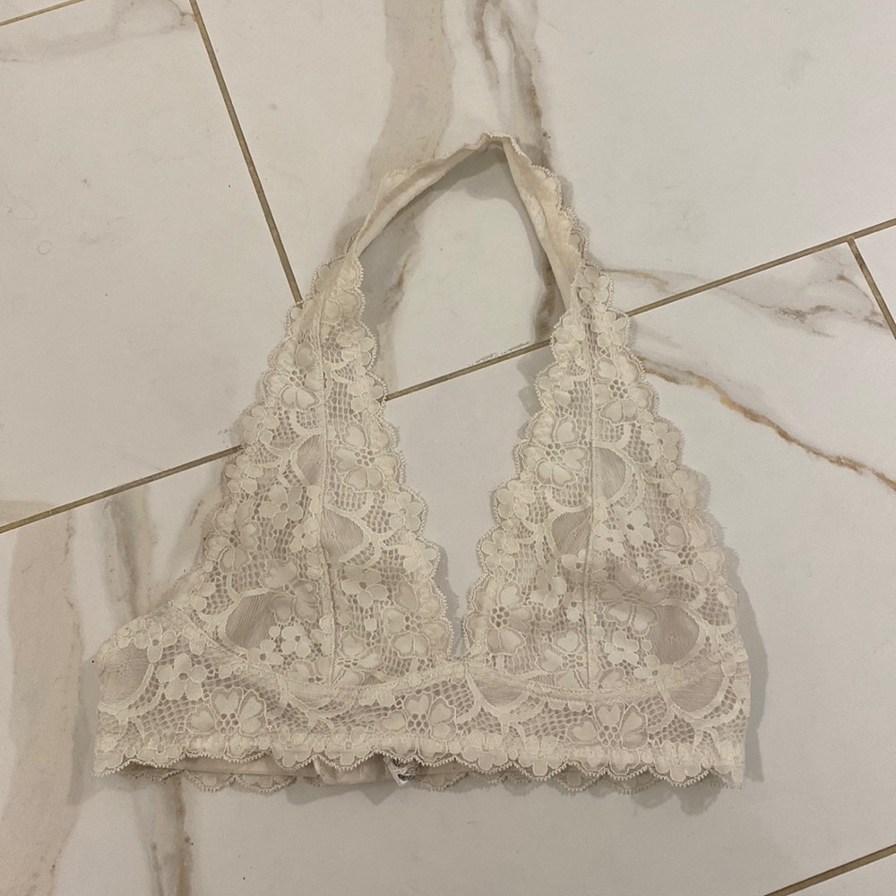 FREE PEOPLE LACE HALTER